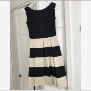 Kate Spade fit and flare color block dress